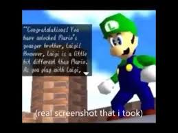 Keep both of them held down simultaneously. How To Really Unlock Luigi In Super Mario Brothers 64 For The Nintendo 64 Youtube