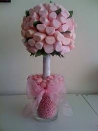 Diy Marshmallow Sweet Tree For A Wedding Centrepiece No Wedding Favour Sweets Sweet Trees Candy Trees Marshmallow Tree