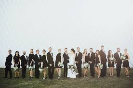 Black And White Wedding Party Modern Black White Rules This Stylish Okc Wedding Green Wedding Shoes Elegant Wedding Inspiration Wedding Modern Romance