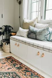 Small entryway makeover with ikea hack for tons of hallway storage! 10 Diy Upholstered Benches For Your Home Shelterness