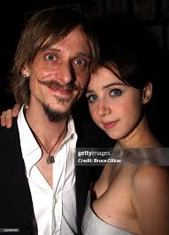 Mackenzie Crook and Zoe Kazan pose at The Opening Night After Party... News  Photo