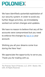 Is This Poloniex Email A Scam Or For Real Cryptocurrency