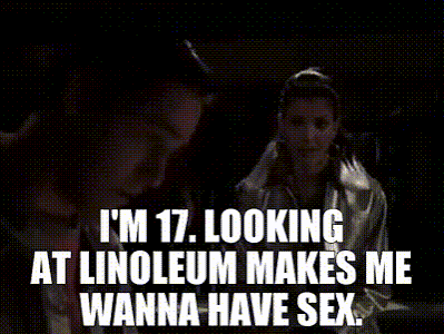 YARN | I'm 17. Looking at linoleum makes me wanna have sex. | Buffy the  Vampire Slayer (1997) - S02E14 Drama | Video gifs by quotes | 51b19b8d | 紗