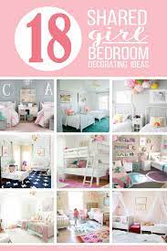 18 Shared Girl Bedroom Decorating Ideas Shared Girls Room Shared Girls Bedroom Girl Bedroom Decor