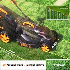 Most lawn mower electrical systems are designed to operate from a 12v battery. Tacklife 16 Inch 40v Brushless Lawn Mower 4 0ah Battery 6 Mowing Hei Tacklife Tools