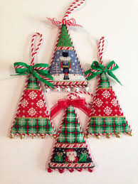 Associated Talents Christmas Trees Fabric Christmas Ornaments Christmas Tree Decorations Diy Needlepoint Christmas
