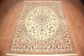 Hergestellt werden sie in der gleichnamigen wüstenstadt nain. Feiner Perser Teppich Nain 6la Mit Seide 282x205 Cm