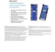 EATON MTL838C Temperature Multiplexer System Instructions