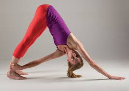 Revolved Downward Facing Dog Yoga Magazine