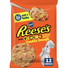 No mixing required with quick and easy pillsbury cookie dough · quick and easy: Buy Pillsbury Ready To Bake Peanut Butter Cookie Dough 12 Ct 16 Oz Online In Turkey B01d8ei6ge