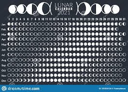 Moon Calendar Lunar Phases Calendar 2021 Poster Design Monthly Cycle Planner Astrology Moon Card Astronomy Grid Sto In 2020 Moon Calendar Lunar Phase Poster Design