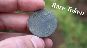 After detecting the metal, you can dig up the debris with a. Found Rare Token And Old Coins Metal Detecting England Youtube