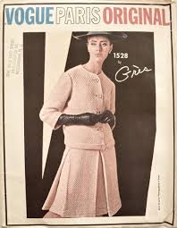 Gres Vogue Paris Original 1528 Sewing Pattern 1960s Vintage Etsy Vogue Paris Vogue Vintage Outfits