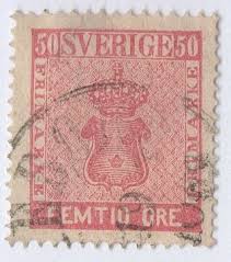 Auch in zeiten der elektronischen post gibt es. Schweden Sverige 1858 50 Rote Nw50 Briefmarke Stamp 6 Ebay