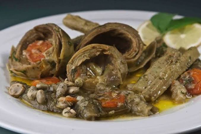 Artichokes with Fava Beans