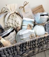 Conveniently delivered to their new home on the date you select. 12pc Spa Gift Basket Seaside Spa Gift Basket Housewarming Gifts Wedding Gifts Client Gift Thank You Gifts Gifts For Her Candle Fathers Day Gift Basket Spa Gift Basket Congrats Gifts