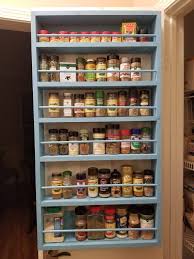 Available only at the container store, you'll love how the six baskets can. Pantry Door Spice Rack Etsy