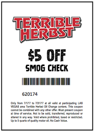 Smogcheck Oil Change Smog Check Coupons
