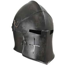 We can find early examples of helmets in the mycenean and greek cultures, with designs from one region being used as bases for new developments in another. Medieval Helms