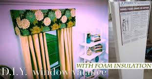 Indoors, rigid foam is the material of choice on walls where the insulation will be touching masonry. 5 Steps How To Make Window Valance With Foam Boards