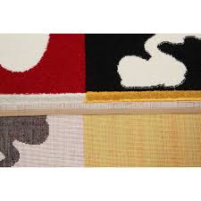 Approximately 11 h (not including ears) x 9.5 w x 5 d. Mickey Mouse Kinderzimmer Teppich Carpetliving Com