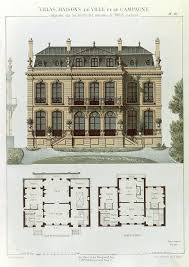 Parisian Suburban House And Plans Dream Home Suburban House Architecture Plan House Design
