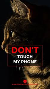 Swapped them back and everything seems fine.might be worth a ty. Don T Touch My Phone Cat Wallpapers Dont Touch My Phone