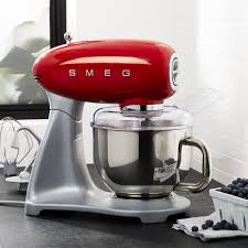 Smeg Red Stand Mixer Crate And Barrel Mutfak Eskiz