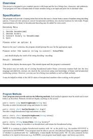 Solved Overview This Project Is Designed To Give Students Chegg Com