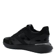 Découvrez les baskets michael kors femme. Sneakers Basket Miles En Daim Et Neoprene Noir Michael Kors Evok Shop