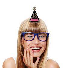 Chic 18th Birthday Pink Black And Gold Mini Cone Birthday Party Hats Small Little Party Hats Set Of 10 Ch Kids Party Hats Party Hats Birthday Party Hats