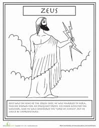 Asclepius the greek god of medecine. Zeus Greek Gods Coloring Pages Swansong8