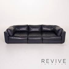 Schnelle lieferung große auswahl garantierte sicherheit. Boconcept Largo Leder Sofa Garnitur Blau Dreisitzer Hocker 15219 Ebay