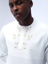 Silver Gray Mens Kurta