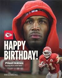 Help us wish Chiefs legend Priest Holmes a very Happy Birthday today 🎈