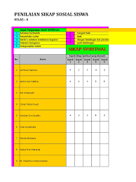 Contoh format raport uts k13 sd. Aplikasi Raport K13 Sd Seri 10 1