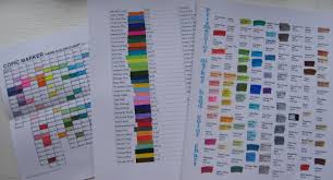 Prismacolor Marker Color Chart The Frugal Crafter Blog