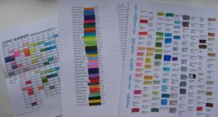 Prismacolor Marker Color Chart The Frugal Crafter Blog