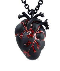 Gothic Collection Pendant Necklaces 12 Awesome Styles Anatomical Heart Necklace Horror Pendant Heart Pendant Jewelry
