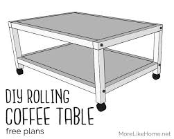 Diy Rolling Cart Coffee Table Day 17 With Images Coffee Table Cart Coffee Table Diy Coffee Table