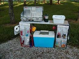 The Most Brilliant Cheap Camp Kitchen Setup Ever So Easy It S Ridiculous Diy Camping Festival Camping Setup Camping Glamping
