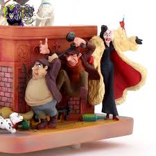 Horace and jasper appear in league with cruella de vil and madam medusa in the series. Disney Direct Catalog Walt Disney S 101 Dalmatians 40th Anniversary Light Up Musical Snow Globe Figurine Cruella De Vil With Jasper Horace Roger Anita Nanny Pongo Perdita Dalmatians Sergeant Tibbs