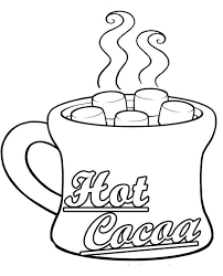 Hot cocoa coloring page inspirational hot chocolate mug. Hot Cocoa Mug Coloring Sheet Candy Coloring Pages Food Coloring Pages Hot Chocolate Mug