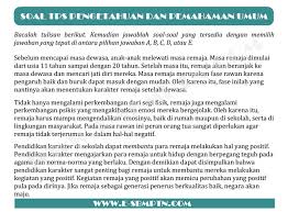 Contoh Soal Tps Pengetahuan Dan Pemahaman Umum 2019 2020 Soal Utbk Sbmptn 2021 Dan Pembahasan Pdf