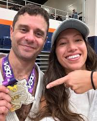 I competed today at the @ibjjf Orange County Open, and won silver.  Competing is difficult in ways I never would have imagined, and rewarding  in ways I never would have imagined. Leading