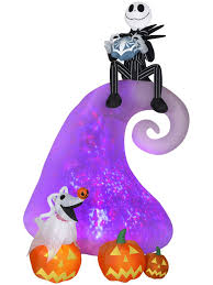 I wish they would bring him to disney world; The Nightmare Before Christmas Kaleidoscope Projection Airblown Inflatable Scene Decoration