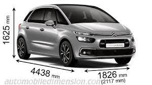 Citroen C4 Spacetourer Dimensions Boot Space And Interior