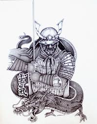 Many prisoners do so in order to affirm and convey gang membership, indicate their rank in that gang, or to display their ability to endure pain, while others choose designs that symbolize their time inside or use the tattoo as a sign or code to display their crimes on their skin for all to see. Samurai And Dragon Tattoo Design L A Tattoodonkey Com Flickr