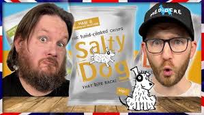 Americans Try EVERY FLAVOR of BRITISH Salty Dog Crisps!!