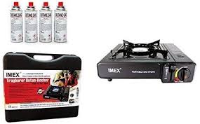 I Mex Imex Camping Gaskocher Set Kocher Im Tragekoffer Mit Gaskartuschen Menge Frei Wahlbar Gaskoch Gaskocher Camping Camping Kocher